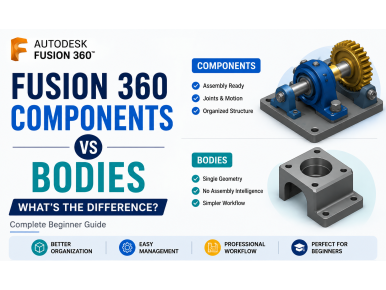 Fusion 360 Components vs Bodies: What's the Difference?